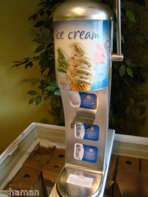 Ava soft serve ice cream machine w/48