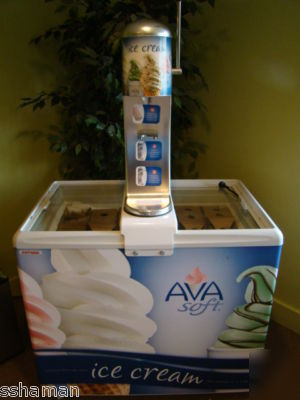 Ava soft serve ice cream machine w/48