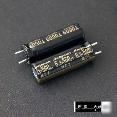 New 120PCS 560UF 6.3V rubycon mcz pc capacitors 