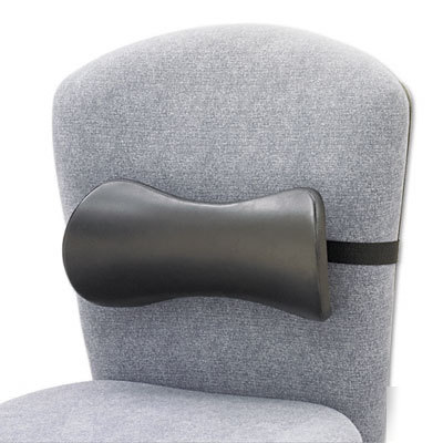 Safco lumbar support memory foam backrest black