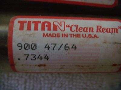 New titan usa - hss hand reamers .7344 ~ brand 