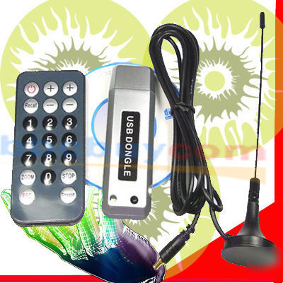 Usb dvb-t tv digital sintonizador tdt receptor portÃ¡til