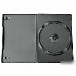 100 standard black single dvd cases 14MM * wholesale *