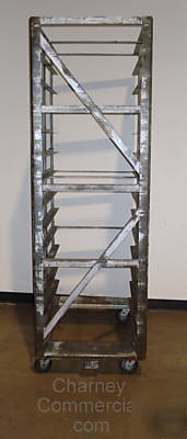 Heavy duty bakery rack full size pan dough bread deli