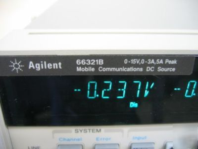 Hp / agilent 66321B mobile communication dc source