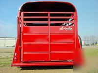 New 2010 deluxe stock and cattle trailer-18'-12K axles