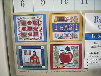New teacher's gift deb strain school perpetual calendar 