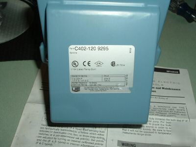 New united electric ue C402-120-9295 temperature switch