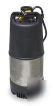  submersible sump pump, dewatering/utility, 1.25HP