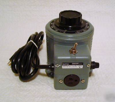 New powerstat variable transformer, superior electric, 