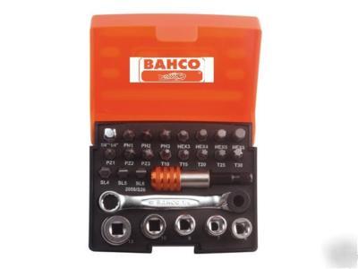 Nib bahco ratchet socket bit set 26-piece 2058S26. b .