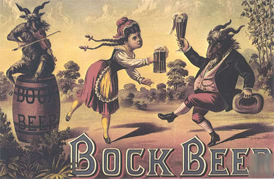 1882 bar cafe restaurant poster decor beer goat 1425