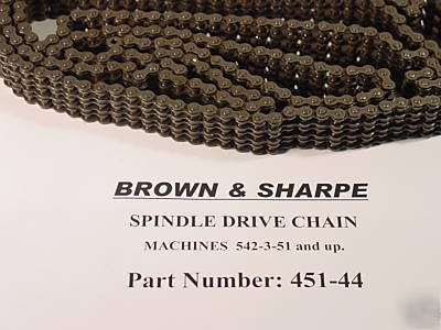 451-44, spindle drive chain for brown & sharpe