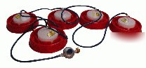 5 station low pressure automatic poultry waterer