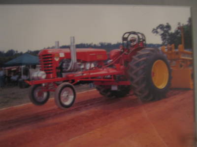 1948 44 massey harris modified pulling tractor. 