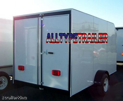 2010 - 10' enclosed quad motorcycle toy hauler trailer
