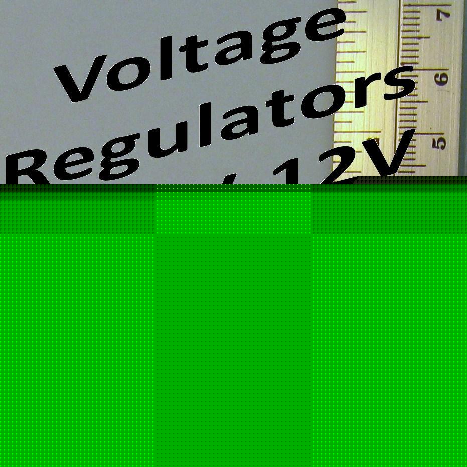 5 voltage regulators lot 7805 7809 7812 5V 9V 12 volt 