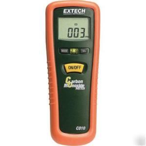 Carbon monoxide tester rarely used w/ case & instruct
