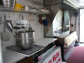 Concession stand 8 x 20 trailer 2002 deep fry trailer