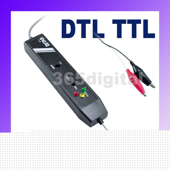 Dtl ttl cmoa logic pulser analyzer probe circuit tester