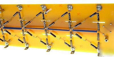 100KV dc high voltage multiplier 8 stage stack tesla