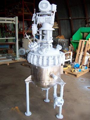 16 gallon stainless/glass reactor with drive
