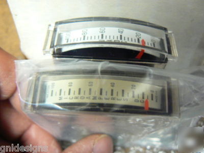 2 weston 111 panel meter ammeters 100 microamperes dc 