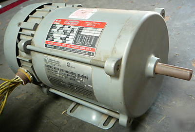 Dayton 3/4 hp ul hazardous location motor, 230/460, 3P 