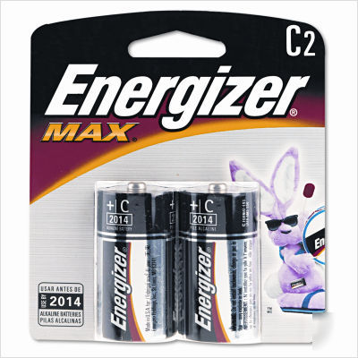 Eveready battery alkaline batteries, c, 2/pack