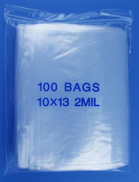 Flat rate shipping on zip lock bags 2MIL 10X13 (300)