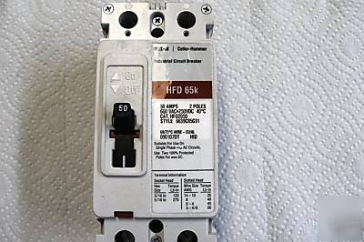 New cutler hammer eaton HFD2050 circuit breaker takeouts