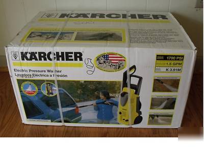 New karcher k 3.91M 1700 psi electric pressure washer * *