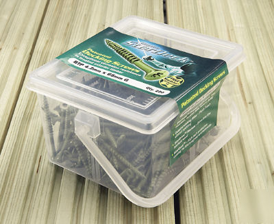 Rapier star decking screws - 200 x 4.2 x 75MM green