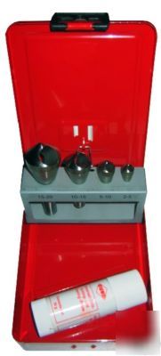 Ruko hss deburring 90Â° counter sink set, model hss co 5