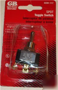 Toggle switch spdt gb gsw-117 3/4 hp motor rated