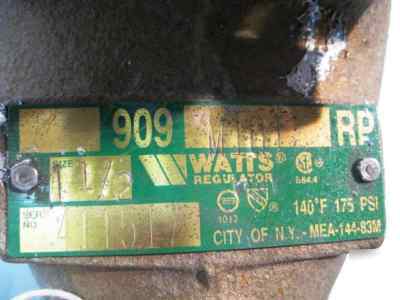 Watts regulator,reduced pressure zone assemblies,bronz