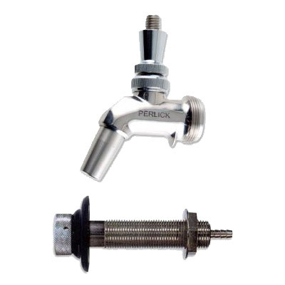 Perlick ss beer faucet shank combo kegerator tap kit