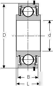 7512DLG 7512-dlg S8604-88 W512 nice ball bearing