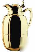 Alfi juwel carafe - gold plated brass - 1L