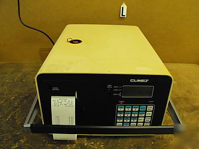 Climet ci-8060 partical counter analyzer w/ printer