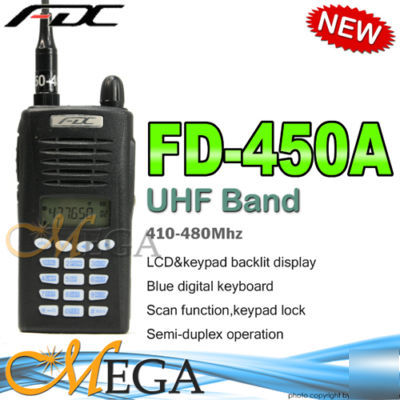 Fdc fd-450A UHF410-480MHZ radio + free earpiece