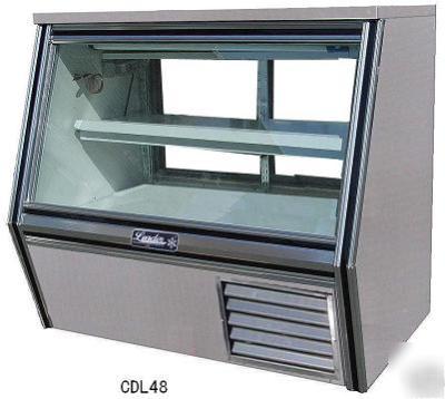 New leader s/steel counter refrigerated deli case 48