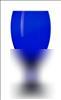 New lot case of 1 doz cobalt blue iced tea glasses 16OZ