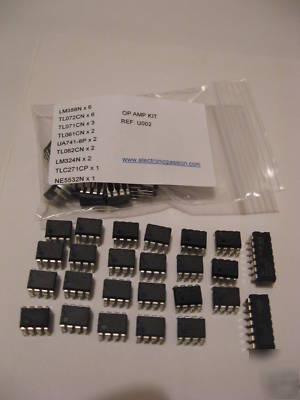 Op amps operational amplifiers ic kit lot of 25 ic L106