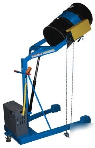 Portable hydraulic drum carrier rotator boom 