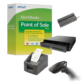Quickbooks point of sale pos 9.0 pro software/hardware