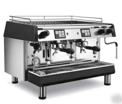  automatic commercial 2 group espresso machine