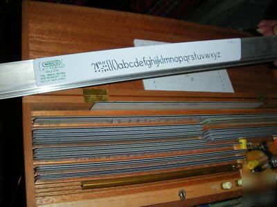 Vintage lot of map making tools for land surveying