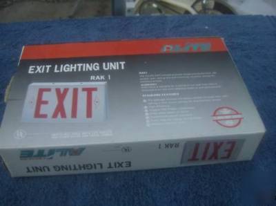 Allite backlighted emergency exit sign 