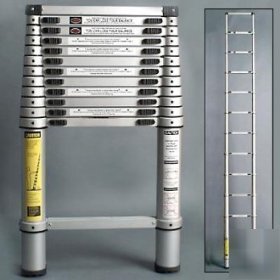 Aluminum extending ladder, 12-1/2 foot